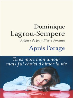 cover image of Après l'orage